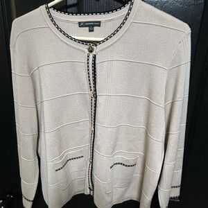 Adrianna Papell Beige Women's Cardigan